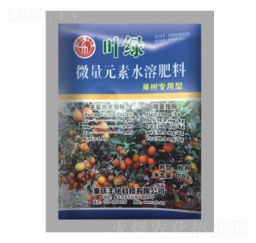 果樹專用型微量元素水溶肥料-葉綠-豐化科技