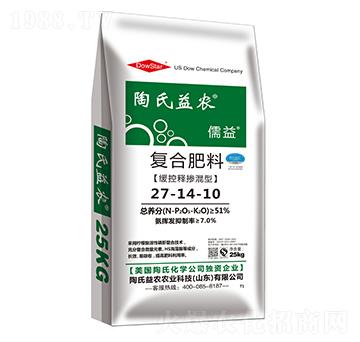 緩控釋摻混復合肥料27-14-10-儒益-陶氏益農