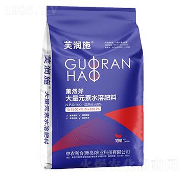 菓然好大量元素水溶肥料15-15-30+TE-芙潤施-中農利合