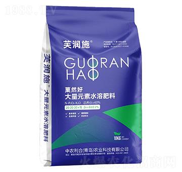 菓然好大量元素水溶肥料20-20-20+TE-芙潤施-中農利合