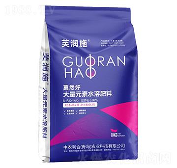 菓然好大量元素水溶肥料12-8-40+TE-芙潤施-中農利合