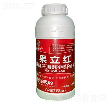 果立紅大量元素水溶肥料-柏葉爾