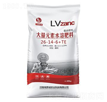 大量元素水溶肥料26-14-6+TE-綠贊誠農(nóng)業(yè)