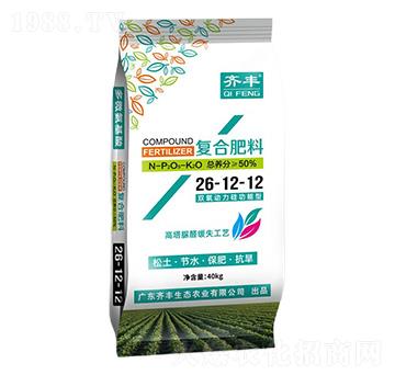 高塔脲醛緩失復合肥料26-12-12-齊豐農業